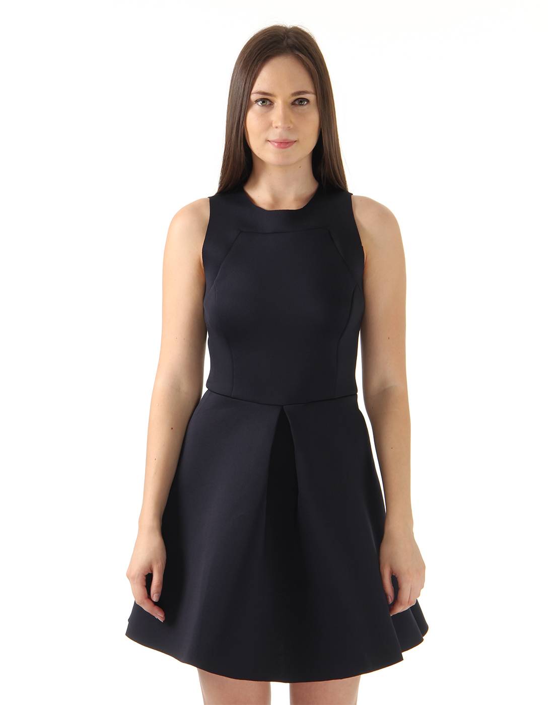 Ax Paris Women Party Navy Blue A-Line Dress